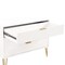 Manhattan Comfort 2-Piece DUMBO Standard 3-Drawer Dresser and DUMBO 2.0 Nightstand in White 2-DB02-WH - alternate 7